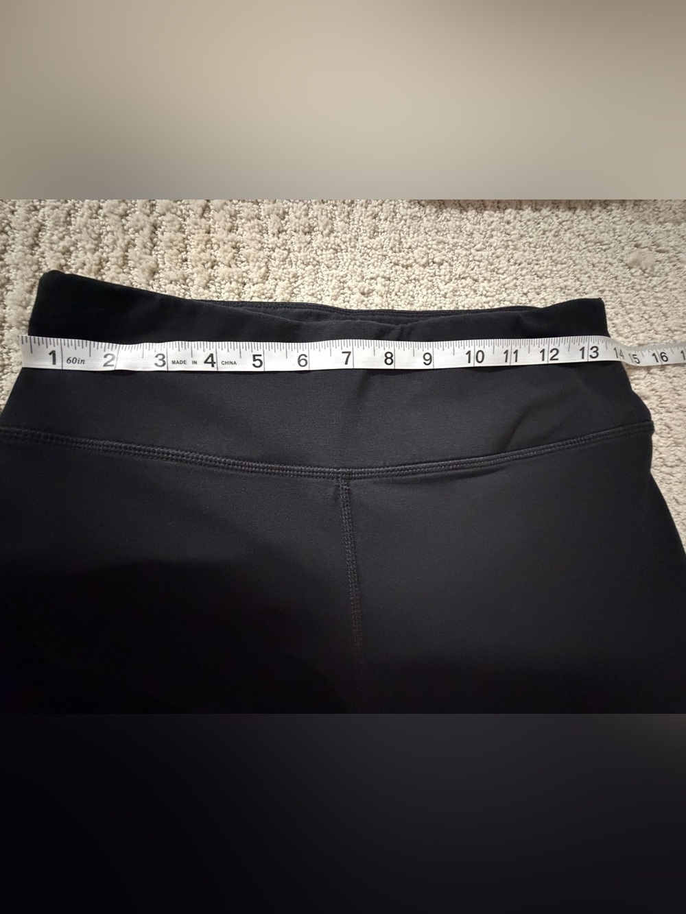 DKNY Womens Tummy Control Workout /Yoga LOGO Leggings Sz M - Picture 7 of 9